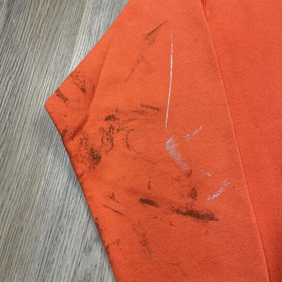 Vintage Clemson Tigers Sweatshirt Mens XL Orange NCAA Made USA Crewneck 90s - Picture 3 of 16